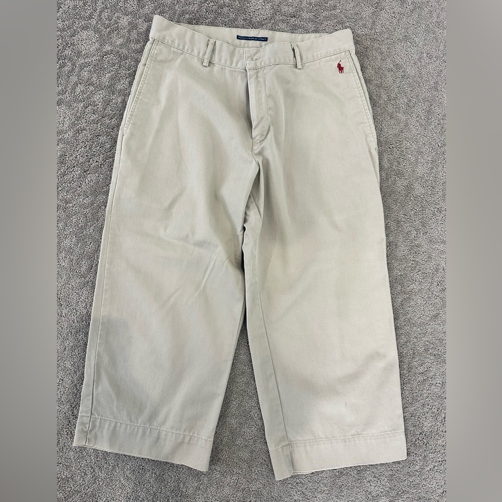 Women’s size 12, Ralph Lauren sport beige pants